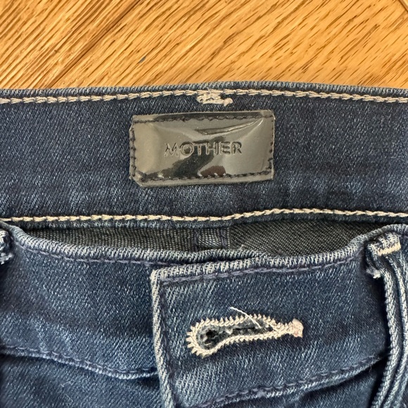 MOTHER Dark Blue Ankle Jeans - Picture 2 of 6